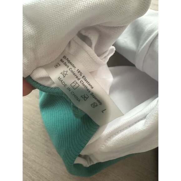 TEAL Green Cutout One Piece Bathing Suit Size Large New without tags - Picture 6 of 6